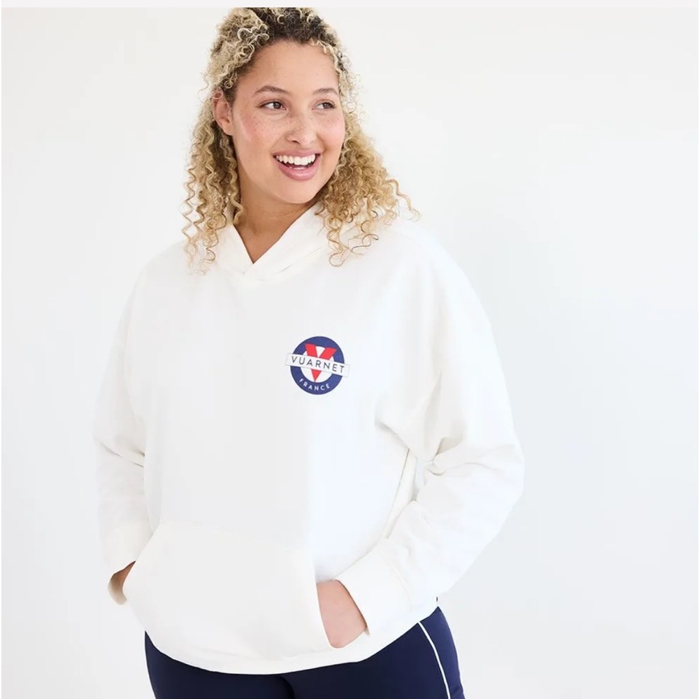 COPY - Vuarnet France-  brand new with tags, white hoodie, size large